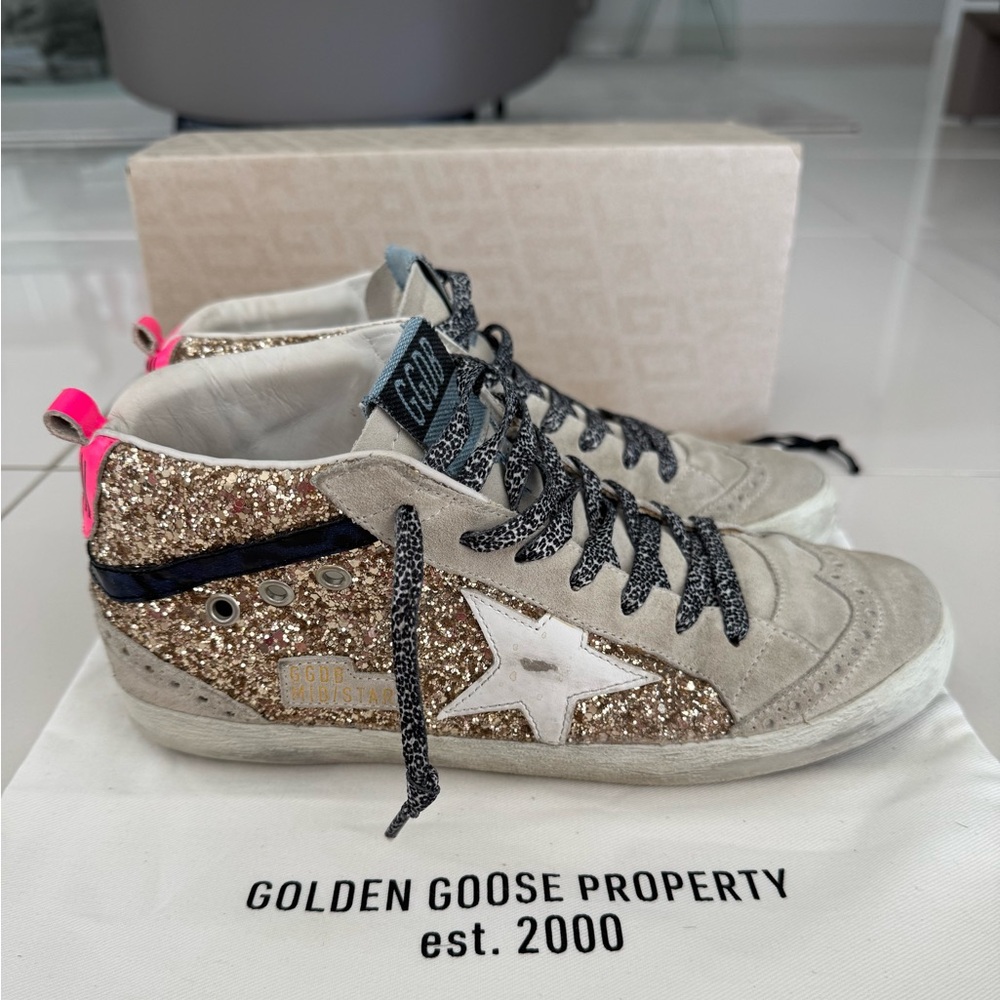 Golden Goose Mid Star Sneakers